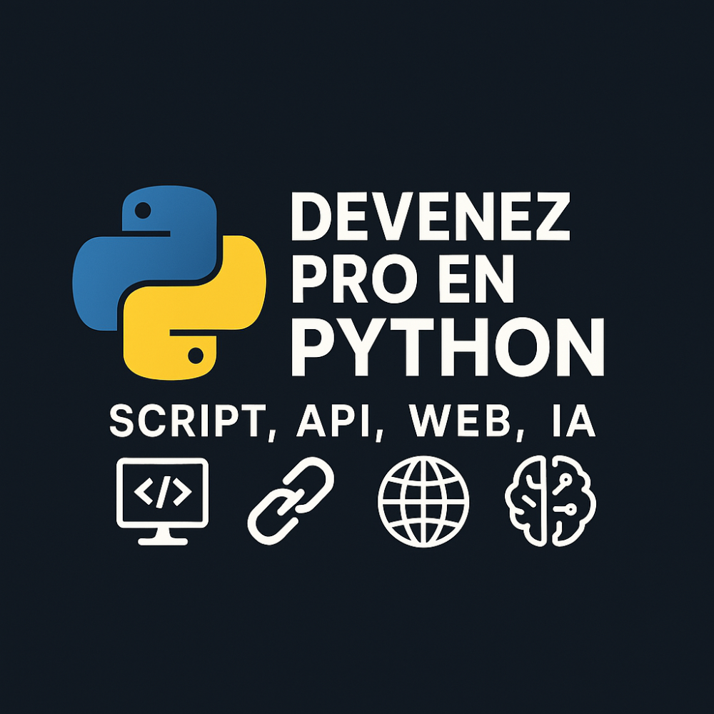 Devenez Pro en Python : Script, API, Web, IA avec cours, 20 exercices pratiques corrigés et 200 questions pratiques